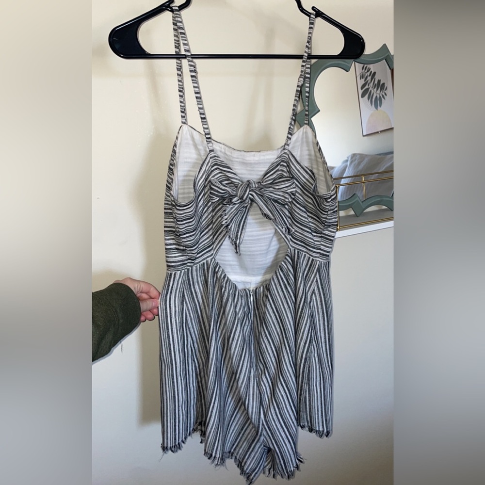 Black and White Romper